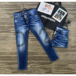 Quần Bò Biker Hàng Đẹp mới cập bến, quần jean côn nam khóa cúc xanh đậm vảy sơn Huỳnh Cung Store MQU 034