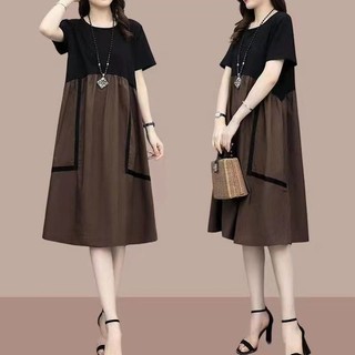 [40-100kg] Đầm dáng rộng cỡ lớn mùa hè dành cho nữ C13299