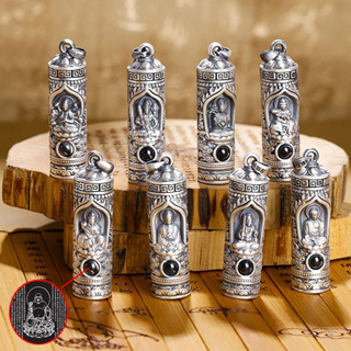 Cung Hoàng Đạo Tám Thần Hộ Mệnh Chiếu Hạt Mặt Dây Chuyền Vòng Cổ Tinh Tế Khắc Bảo Vệ Cơ Thể Benming Phật Mặt Dây Chuyền