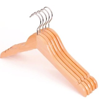 🎗móc gỗ treo quần áo thời trang vàng chắc chắn nặng tay size 45cm🎗
