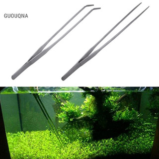 Guouqna thép không gỉ nhíp bể cá cây aquascape dụng cụ kẹp basl