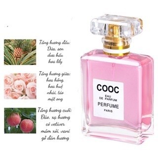 Nước hoa Coco nữ COOC hương thơm lâu trôi eau de toilette nước hoa hẹn hò Tanabata