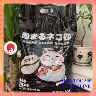 Cát nhật cho mèo Yuki 10L siêu vón siêu khử mùi