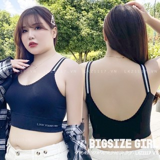 Áo lót thể thao nữ có mút ngực hở lưng Bigsize Áo bra nữ tập gym yoga tập gym chạy bộ erobic 50kg 100kg