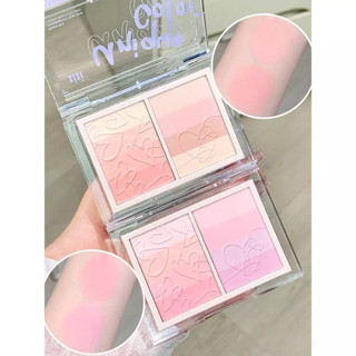 Bảng má hồng xixi gradient nhiều màu a bubbling heart with a little blush xixi52