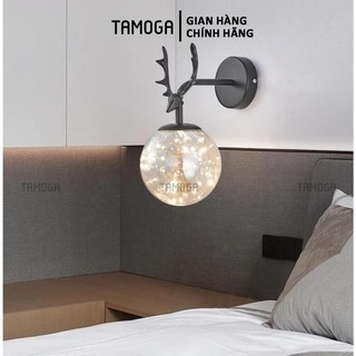 Đèn ngủ gắn tường, đèn găn tường phòng ngủ sừng hươu TAMOGA 9235