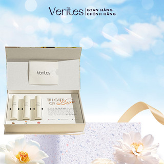 Hộp Quà Bộ Sưu Tập 3 Hương Nước Hoa Nữ VERITES The City of Love EDP 20% Dung Tích 10ml/Chai