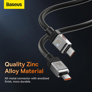 Cáp sạc nhanh Baseus coolplay series fast charging type-C to type-C 100W- hàng chính hãng