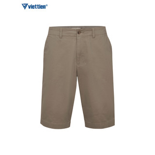 Quần short khaki VIETTIEN SMART CASUAL vải cotton phom regular - 6R8050NRZ/SKDC