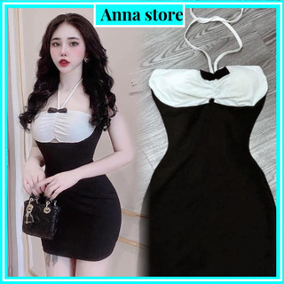 Đầm body 2 dây yếm sexy M995