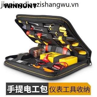 Changshengke Hard Board Túi đựng dụng cụ lớn nhỏ cầm tay thợ điện Túi công cụ sửa chữa mạng Túi lưu trữ vạn năng