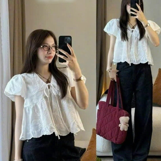 Áo Babydoll Form Rộng Xinh Xắn Dáng Yêu Aobbd538 | BigBuy360 - bigbuy360.vn