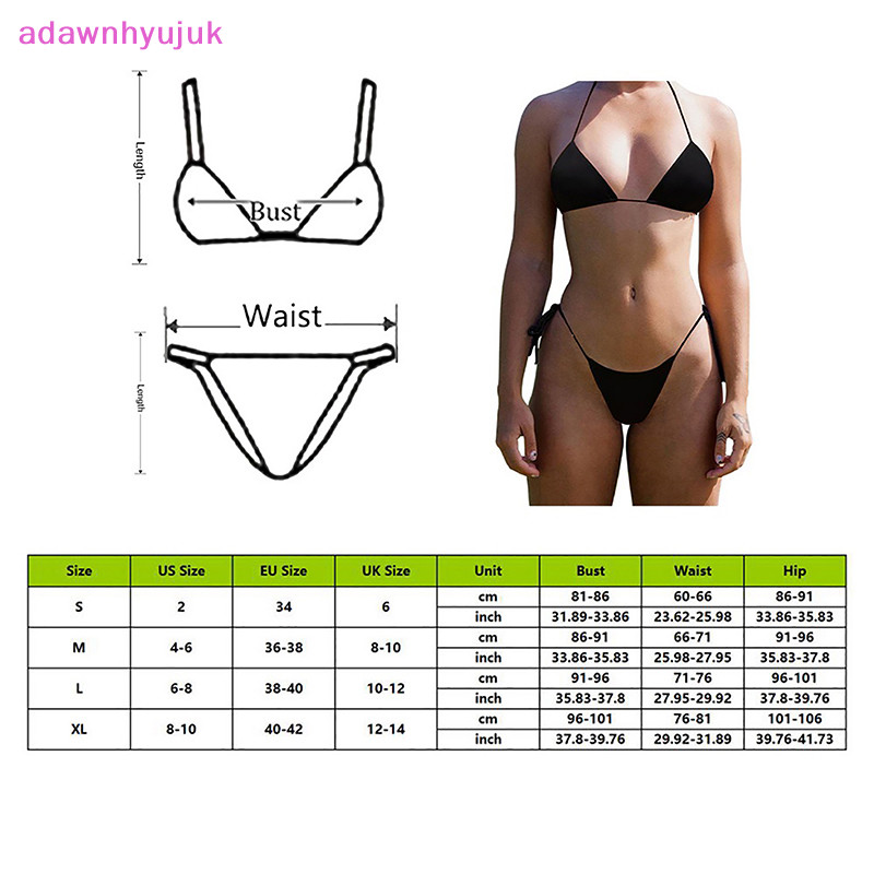 Adawnhyujuk Gợi Cảm Nữ Mùa Hè Đồ Bơi Bikini Bộ Áo Ngực Buộc Bên G-String Thông Đi Biển e Phù Hợp Với Đồ Bơi Bộ Đồ Tắm Bơi VN | BigBuy360 - bigbuy360.vn