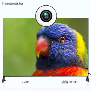 [FREG] Webcam 1080P Mini Camera Full HD Webcam With Ring Fill Light Microphone USB Live Broadcast For Youtube PC Laptop Video Shoog FDH