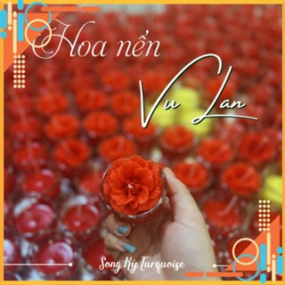 LÀM SẴN 1 HỘP 12 LY Nến bơ cúng dường - Nến ly hoa Vu Lan - Nguyên liệu nến bơ Song Kỳ