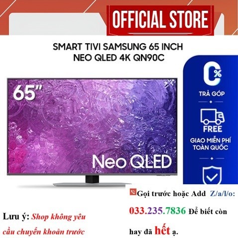 [ Smart Tivi Samsung 65 inch Neo QLED 4K QN90C ] 