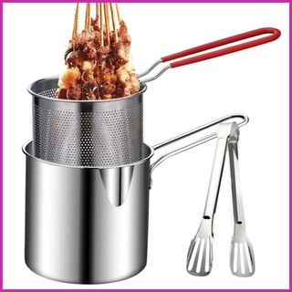 Nồi chiên Tempura Nhật Bản Nồi chiên nhỏ tiết kiệm dầu kiểu Nhật Nồi chịu nhiệt độ cao để chiên gà kerivn