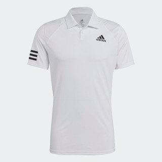 adidas Quần vợt Áo polo 3 Sọc Tennis Club Nam trắng GL5416