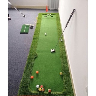Thảm tập golf puter nhiểu kích thước - km hố cờ inox - thảm tập putting golf