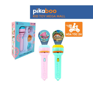 Đèn pin chiếu hình Pikaboo 24 hình ngộ nghĩnh đáng yêu đa dạng các hình chủ đề gần gũi cho bé yêu
