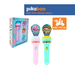 Đèn pin chiếu hình Pikaboo 24 hình ngộ nghĩnh đáng yêu đa dạng các hình chủ đề gần gũi cho bé yêu