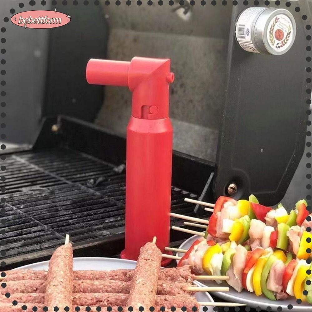 Bebetterm Kebab Maker, Khuôn Kabob dễ dàng bằng nhựa, Lưới tản nhiệt t