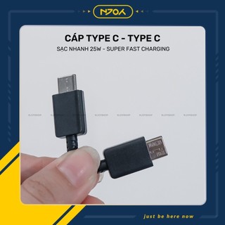 Cáp Sạc Type C to Type C Dài 1m Cho Điện Thoại Android Samsung Oppo Xiaomi Huawei Njoyshop