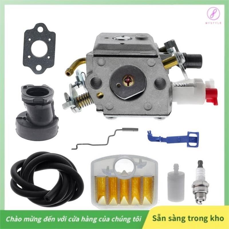 [Giảm giá hấp dẫn] 503283208 Bộ Chế Hòa Khí Cho Husqvarna 340 345 346 XP 350 351 353 Máy Cưa Xích Thay Thế C3-EL18B Jonsered Ống Đơn Bộ Chế Hòa Khí