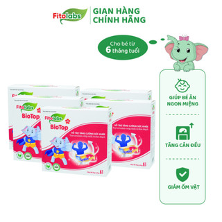 Siro Tăng Đề Kháng Cho Bé Fitolabs Biotop Giúp Ăn Ngon, Hấp Thu Tốt, Bé Phát Triển Toàn Diện, Hộp 20 Ống
