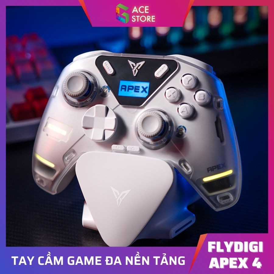 [Chính Hãng] [BH12T] Flydigi Apex 4 | Tay cầm Bluetooth Wireless chơi game trên IOS, Android và PC