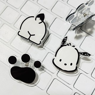 Kẹp giấy Acrylic mini 2 mặt hình Cún Pochacco dễ thương - ChanBe Store