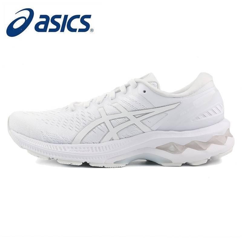 Giày chạy bộ Asics gel-kayano 27 (khóa) lite-shown 1012a thoáng khí cho giày chạy bộ nam và nữ