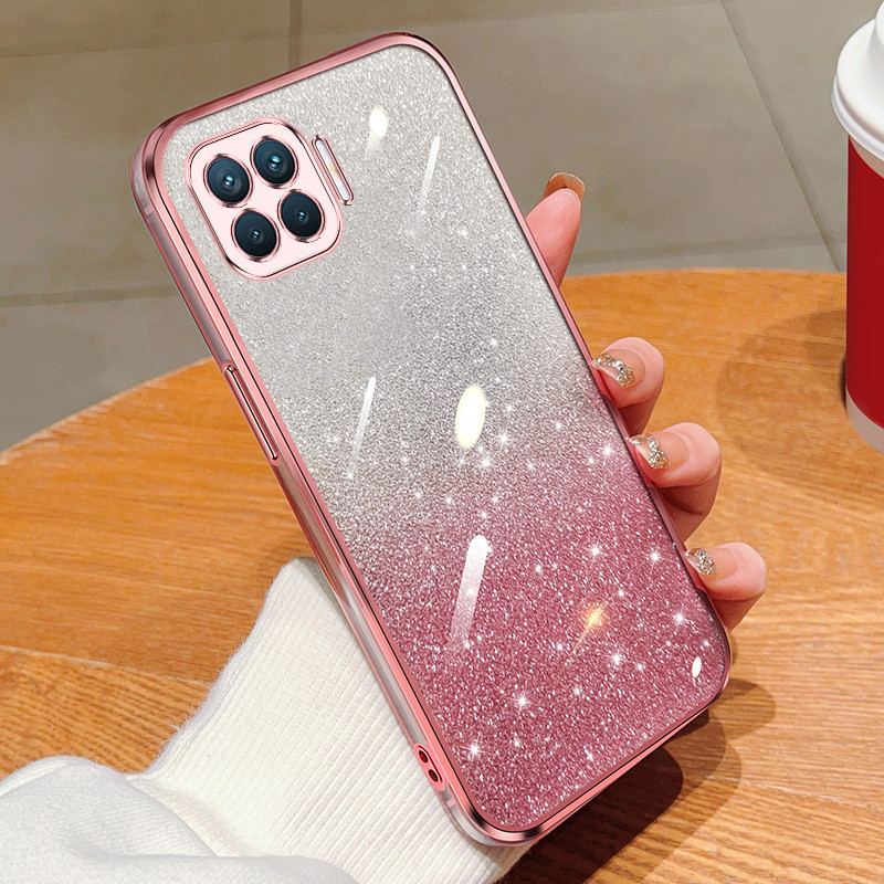 Dành Cho OPPO A93 2020 Ốp Lưng TPU Chống Sốc Mạ Điện Lấp Lánh Vỏ Điện Thoại Cho OPPO A93 2020 Ốp Lưn