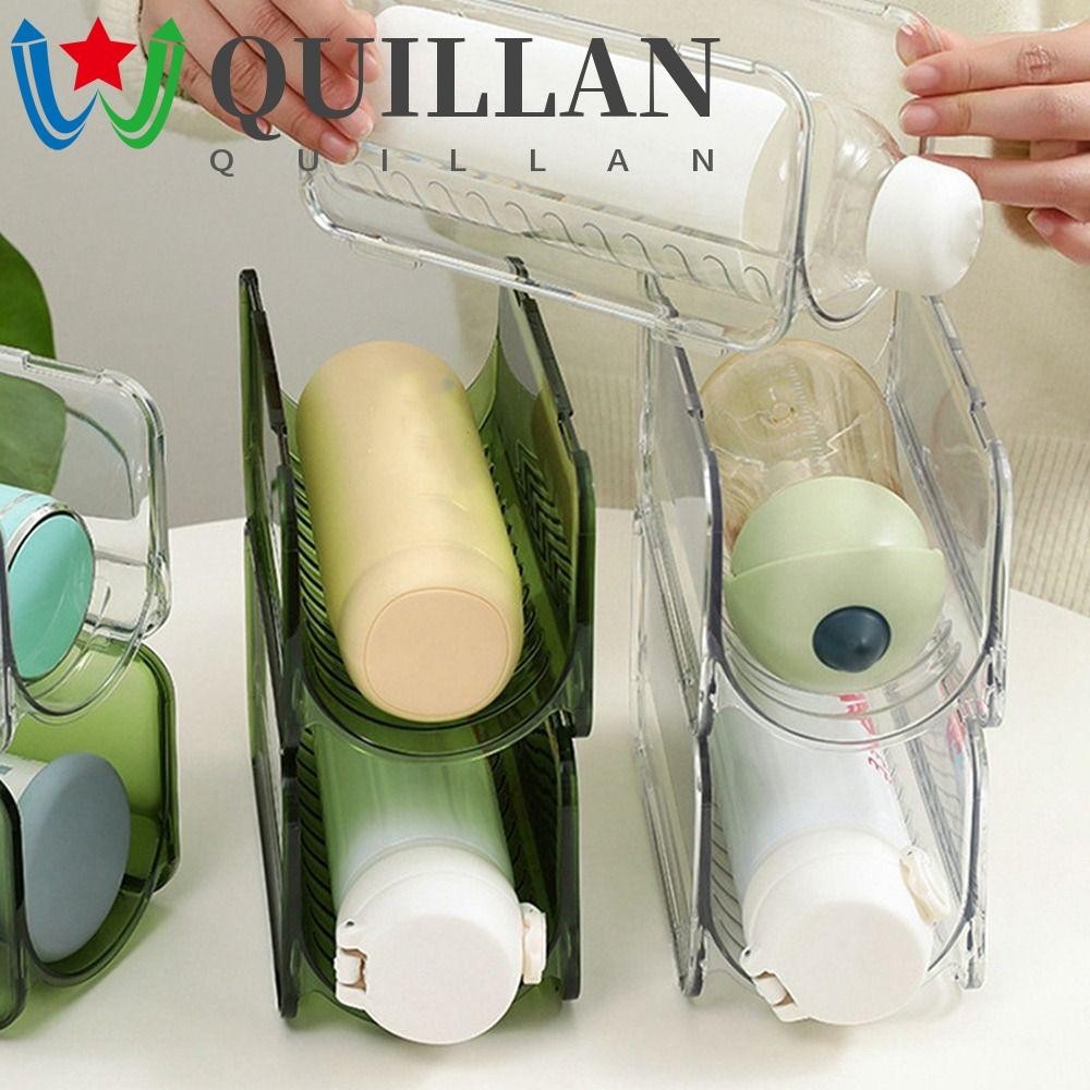 Kệ đựng đồ uống QUILLAN, Dụng cụ sắp xếp bình nước bằng nhựa có thể xế