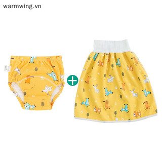 Ấm Tã Cho Bé Váy Chống Thấm Nước Cho Trẻ Sơ Sinh Chống Rò Rỉ Nước Tiểu Tập Quần Vải Tã Trẻ Em Ngủ Ngáy Giường Bô Tập Luyện Vật Dụng VN