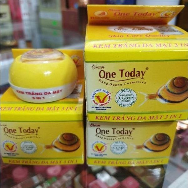 kem one today trắng da ,5gr ( lẻ 1 hũ ) 61k