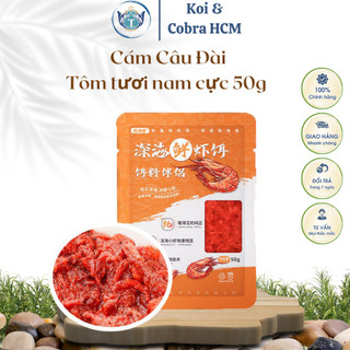 Tôm tươi nam cực gói 50gram - mồi câu cá tăng độ đạm cho cám