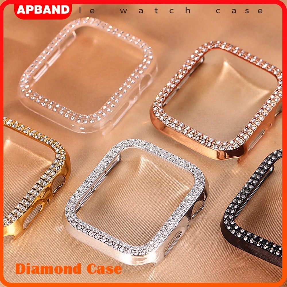 Vỏ Pc Cứng Bảo Vệ Mặt Đồng Hồ Apple Watch 41mm 45mm Series 9 7 8 6 5 45mm 41mm 40mm 44mm 42mm 38mm 3