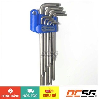 Bộ lục giác hoa thị có lỗ Kingtony 20419PR (9 chi tiết/bộ)