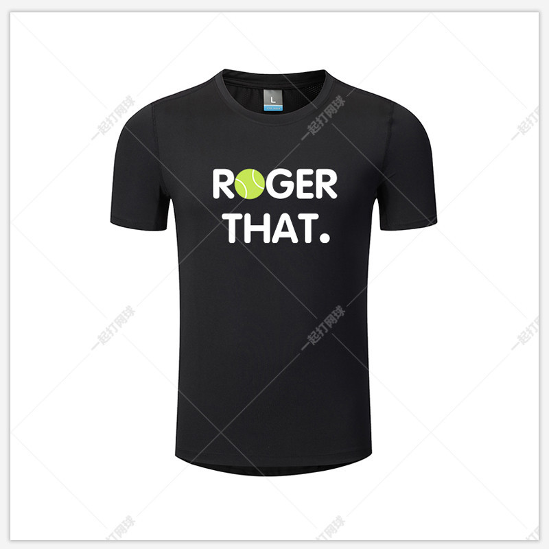 Dạo Phố Mùa Hè Federer Quần Vợt Đồng Phục Áo Thun Nadal Tay Ngắn Quần Vợt Thể Thao Đồng Phục Đội 328