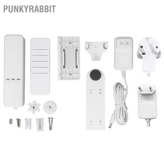 PunkyRabbit Chain Blind Motor WiFi APP Điều khiển bằng giọng nói Động cơ điều rèm kéo hạt thông minh có Remote 100‑240V