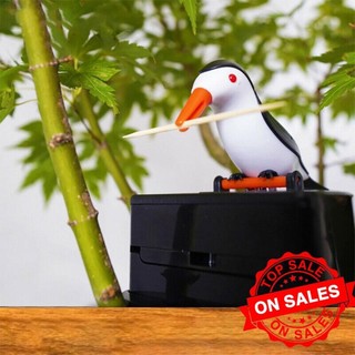 Hộp đựng tăm hình chim nhỏ dễ thương Hộp đựng tăm tự động Trang trí tăm ngẫu nhiên V8S2