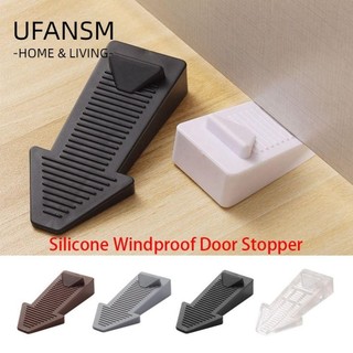 UFANSM Nút chặn cửa, Giá đỡ sàn bảo vệ tường bằng silicon, Chốt chặn cửa chống va chạm cố định tại nhà