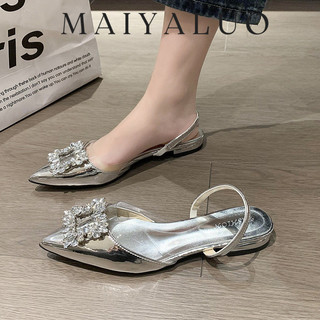MAIYALUO dép sandal nữ Dép bệt 2024 HOTSALE Thoải Mái Xinh Xắn  Phong cách Nổi bật Điều chỉnh được Đa màu sắc FDL24203ZR 13Z240330
