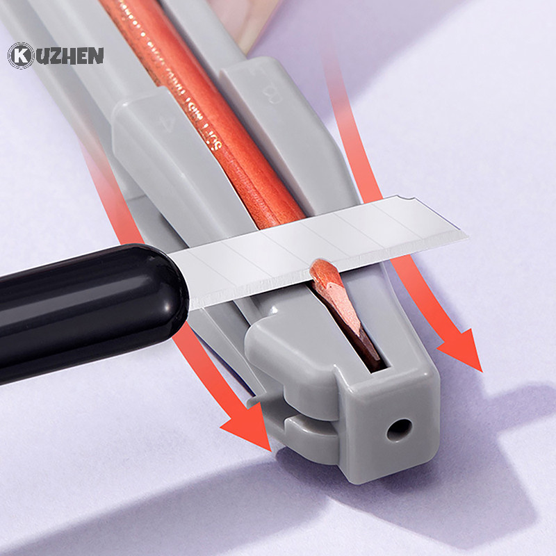 Kuzhen Bút Chì Kẻ Lông Mày Mài Bút Đầu Dụng Cụ Mỏng Cho Bán Vĩnh Viễn Lông Mày Trang Điểm Profiler Bút Dụng Cụ Trang Điểm Salon Hộ Gia Đình HOT
