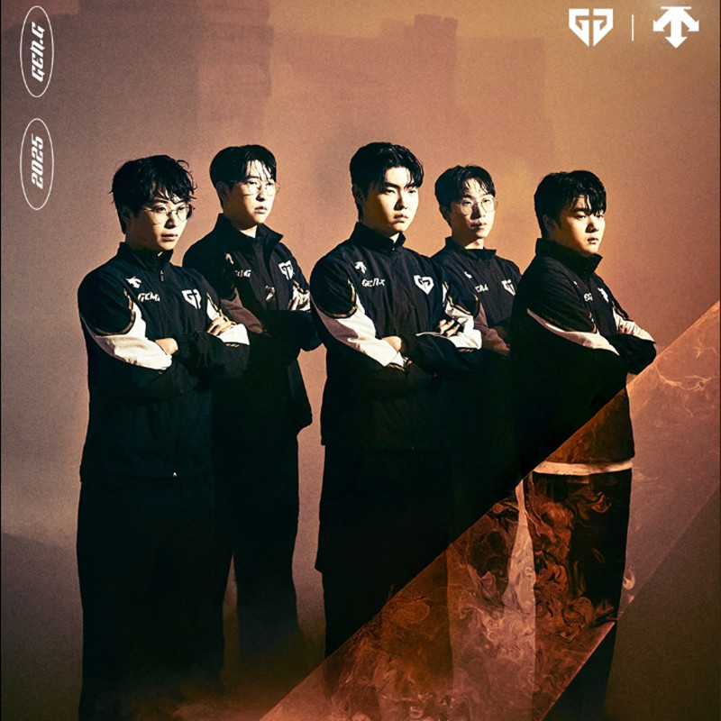 Áo khoác cầu thủ chính thức Gen.G X Descate 2025. Jersey đồng phục thể thao điện tử “Chovy ”. 2025 L