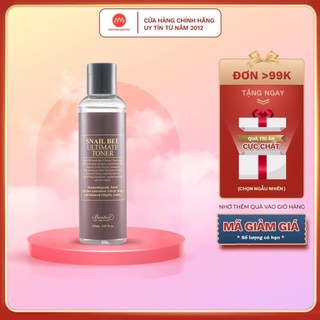 Nước hoa hồng dưỡng ẩm , ngăn lão hóa Benton Snail Bee Ultimate Toner nước cân bằng da benton 150ml