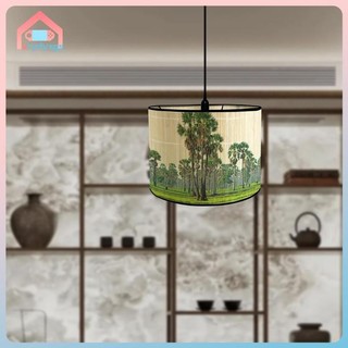 Chụp Đèn Để Bàn E27 Bằng Tre