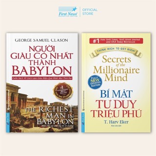 Sách - Combo Bí Mật Tư Duy Triệu Phú + Người Giàu Có Nhất Thành Babylon -AL