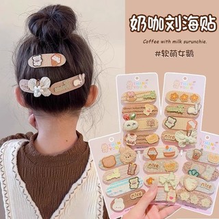 Phim hoạt hình dễ thương nổ miếng dán cho trẻ em tóc nóng ma thuật băng đô quấn tóc có velcro